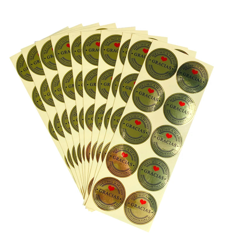 Stickers reflectivos "Gracias"