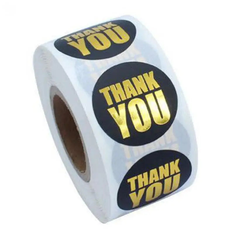 Stickers Agradecimiento Brillantes " Thank You"