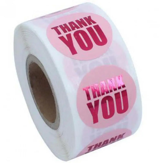 Stickers Agradecimiento Brillantes " Thank You"