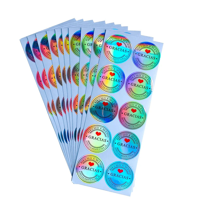 Stickers reflectivos "Gracias"