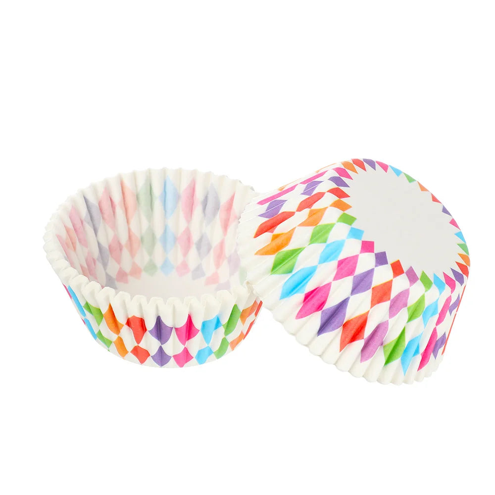 Set de 100 Moldes para Muffins y Cupcakes Multicolor 🧁🌈