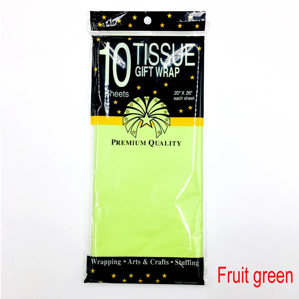 10 Hojas de Papel Tissue para Envoltura 🎁✨