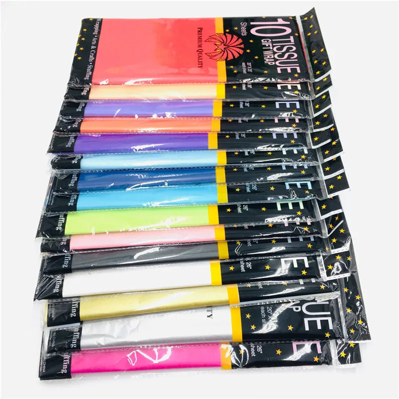 10 Hojas de Papel Tissue para Envoltura 🎁✨