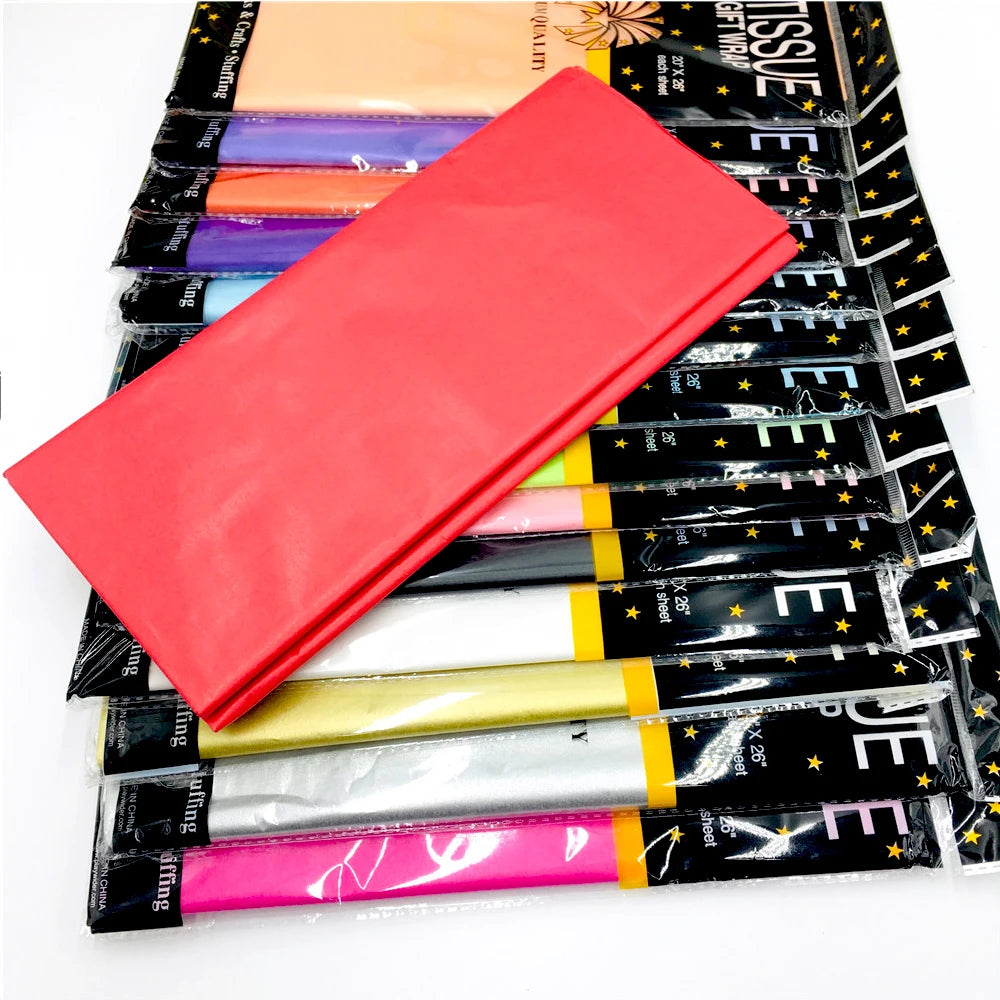 10 Hojas de Papel Tissue para Envoltura 🎁✨