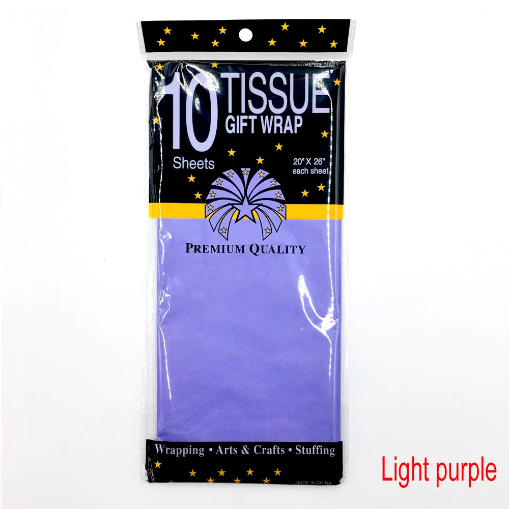 10 Hojas de Papel Tissue para Envoltura 🎁✨