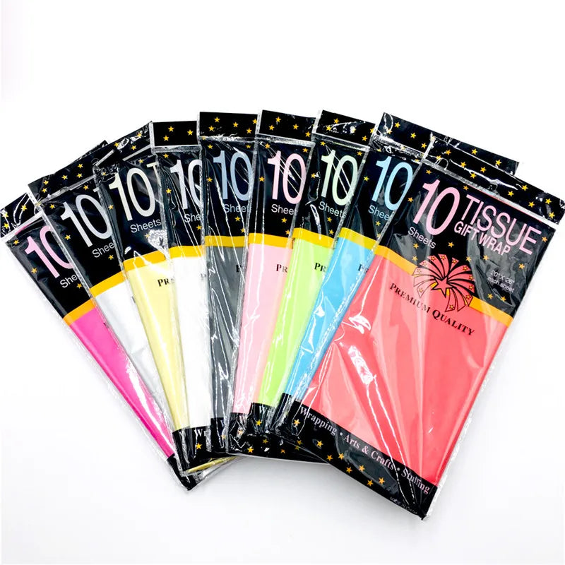10 Hojas de Papel Tissue para Envoltura 🎁✨