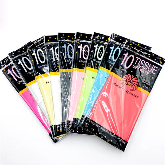 10 Hojas de Papel Tissue para Envoltura 🎁✨