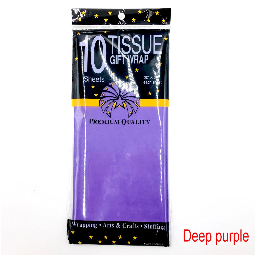 10 Hojas de Papel Tissue para Envoltura 🎁✨
