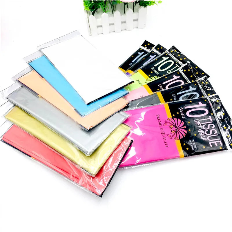 10 Hojas de Papel Tissue para Envoltura 🎁✨