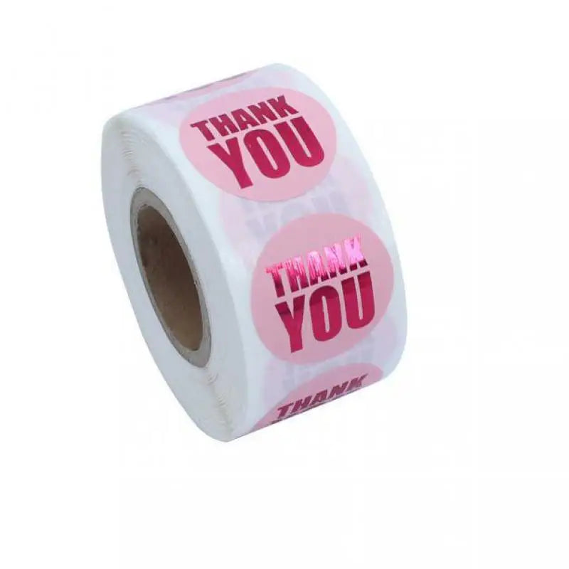Stickers Agradecimiento Brillantes " Thank You"