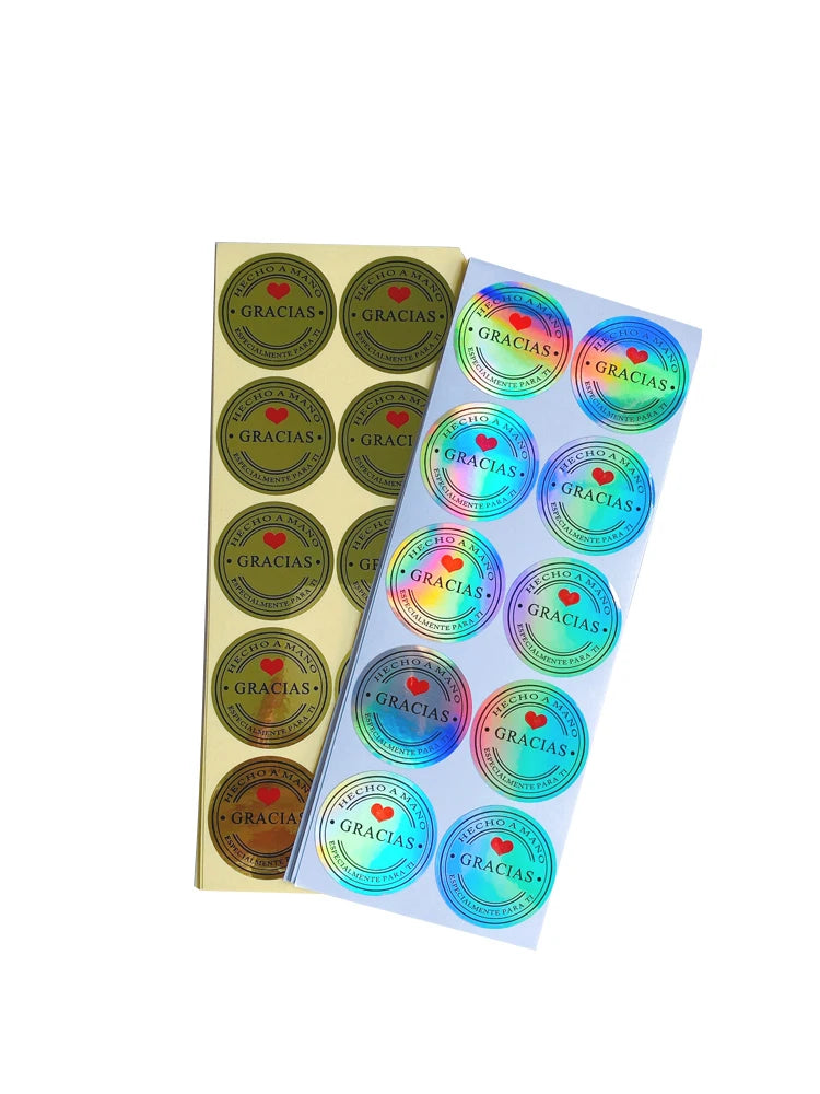 Stickers reflectivos "Gracias"