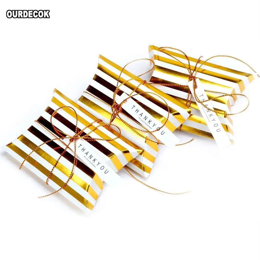 10pcs Cajas Kraft en Forma de Almohada – Para Joyas, Dulces y Regalos 🎁✨