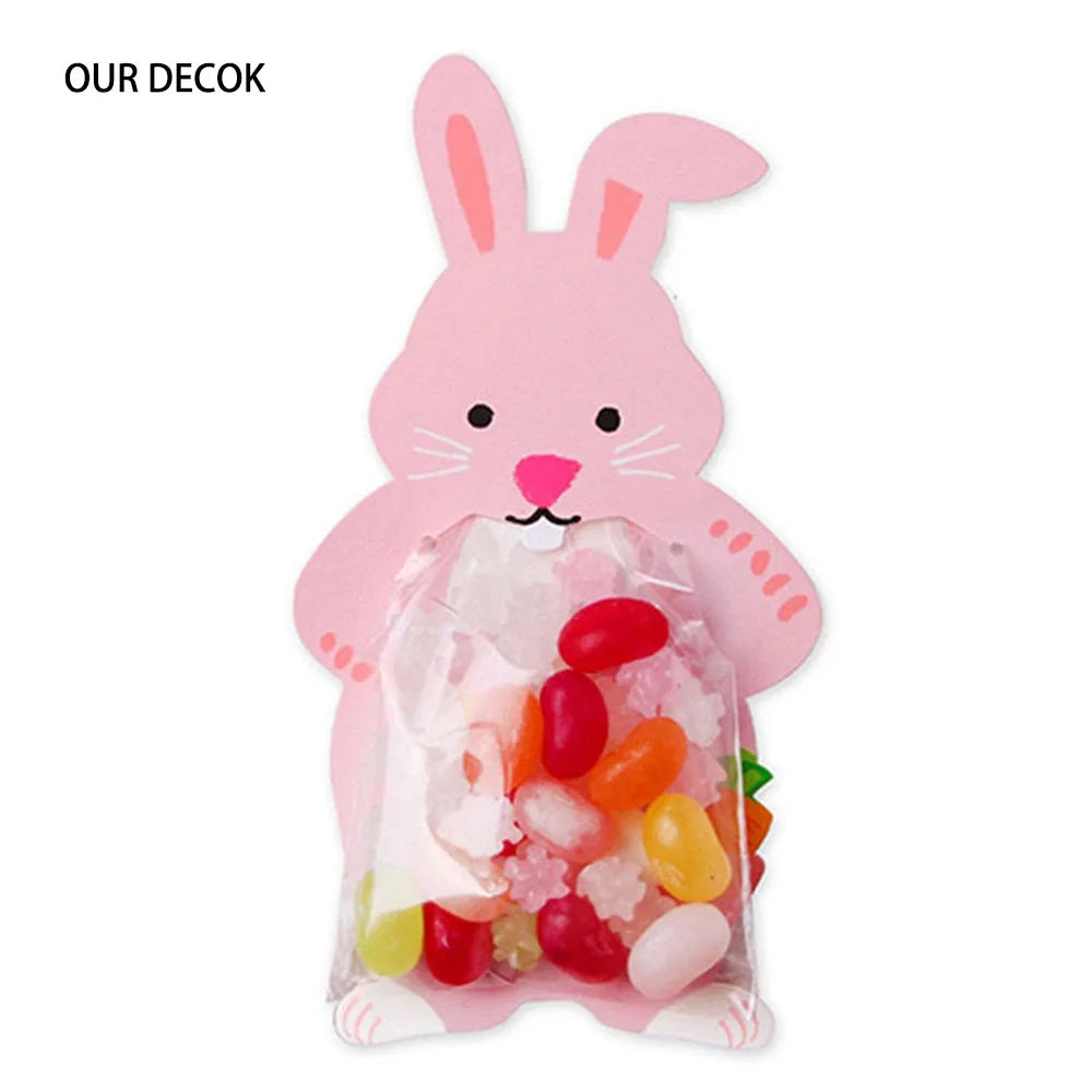 10Pcs Bolsitas de Dulces con Animales de la Jungla 🦁🐰