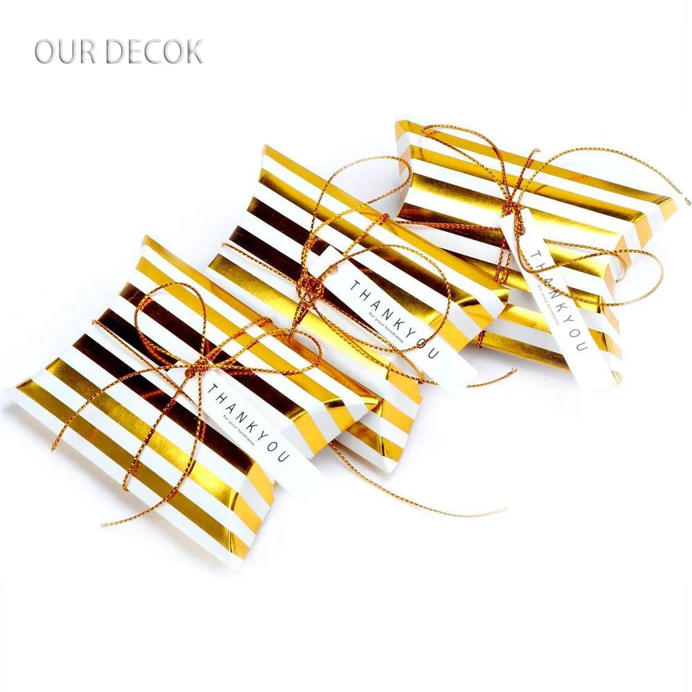 10pcs Cajas Kraft en Forma de Almohada – Para Joyas, Dulces y Regalos 🎁✨