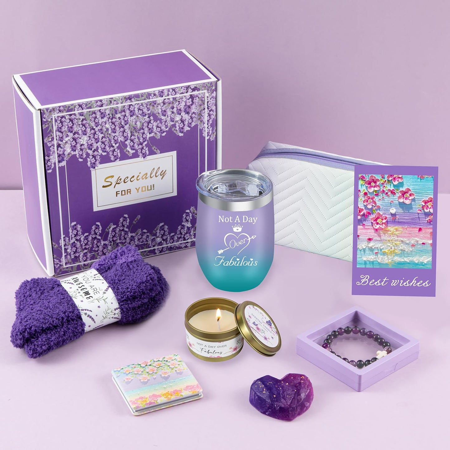 Caja Tematica Spa "I Purple You" - Modelo 2