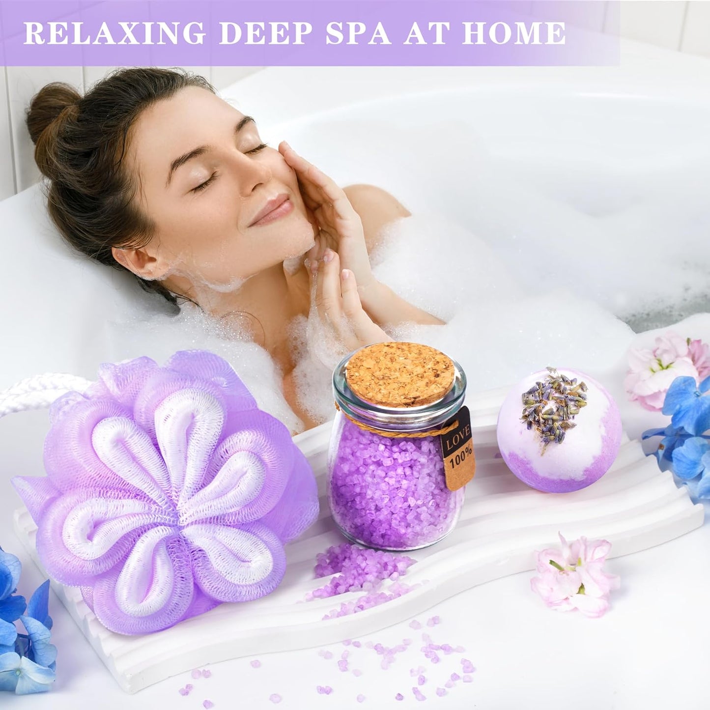 Caja Tematica Spa "I Purple You" - Modelo 5