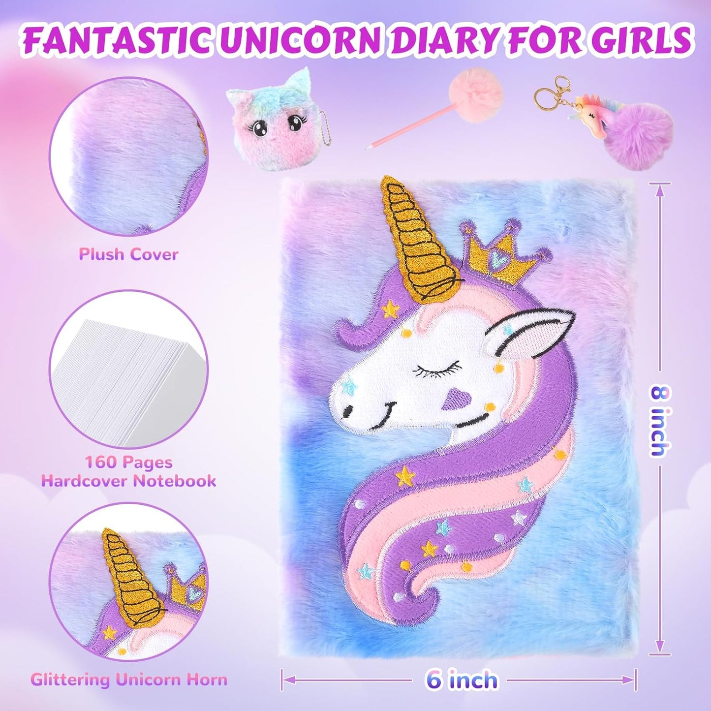 Caja Temática "Mi Unicornio Mágico" Para Niñas