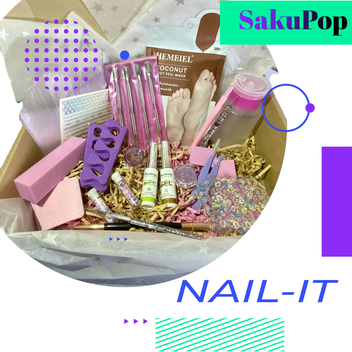 Caja Temática Nail It – Kit de Manicure y Nail Art