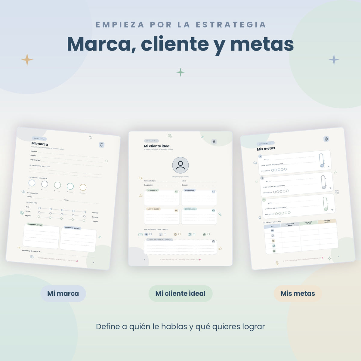 Planner de Contenido para Redes Sociales A4 | Organiza, Crea y Vende Más