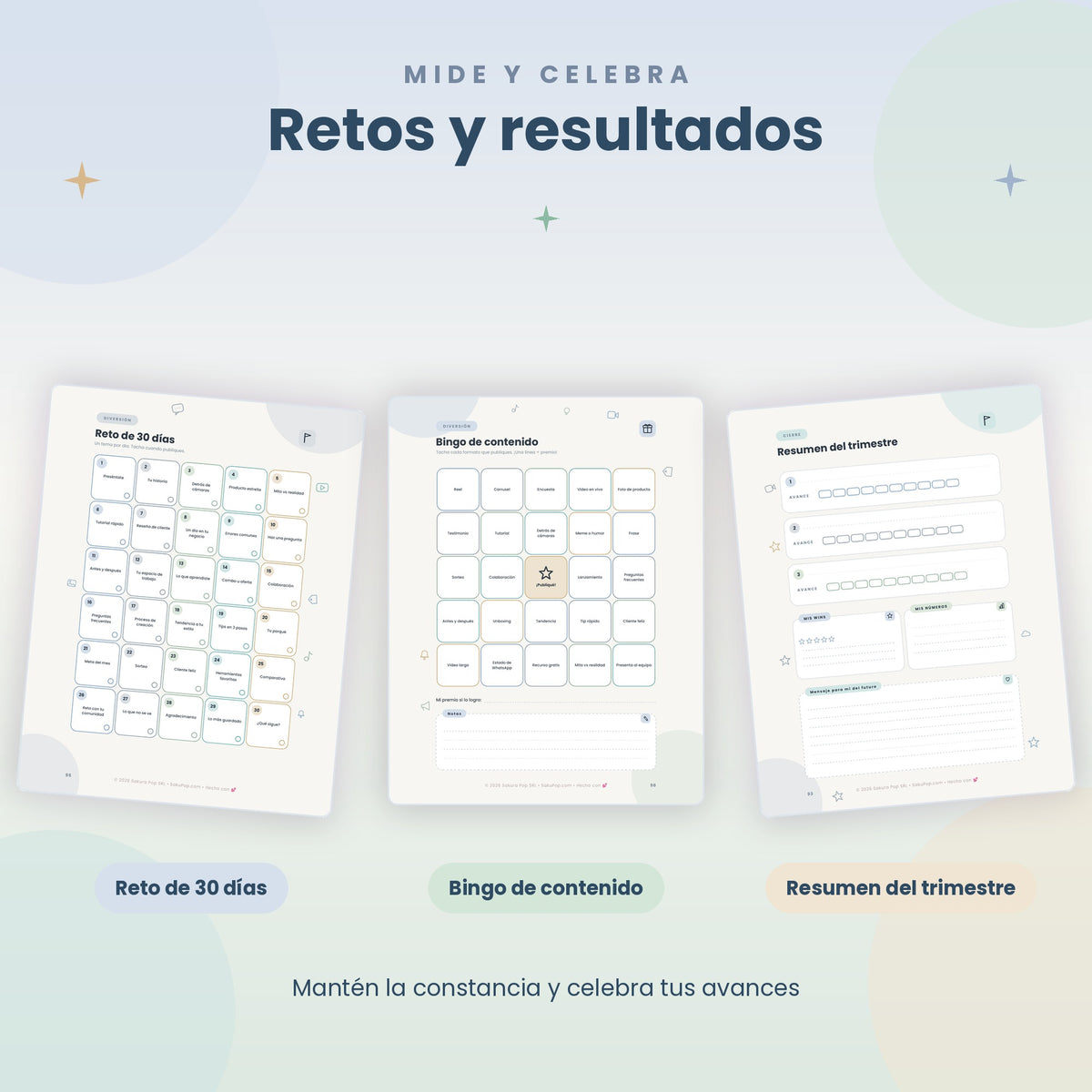 Planner de Contenido para Redes Sociales A4 | Organiza, Crea y Vende Más