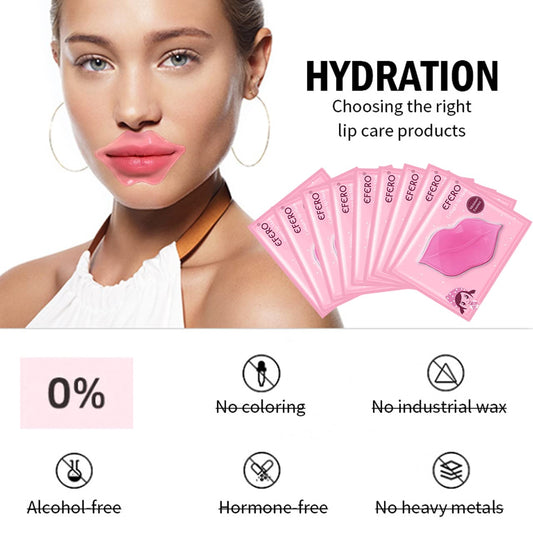 Pack de Mascarillas Hidratantes para Labios y Ojos EFERO (2 Pares) 💖👄👁️