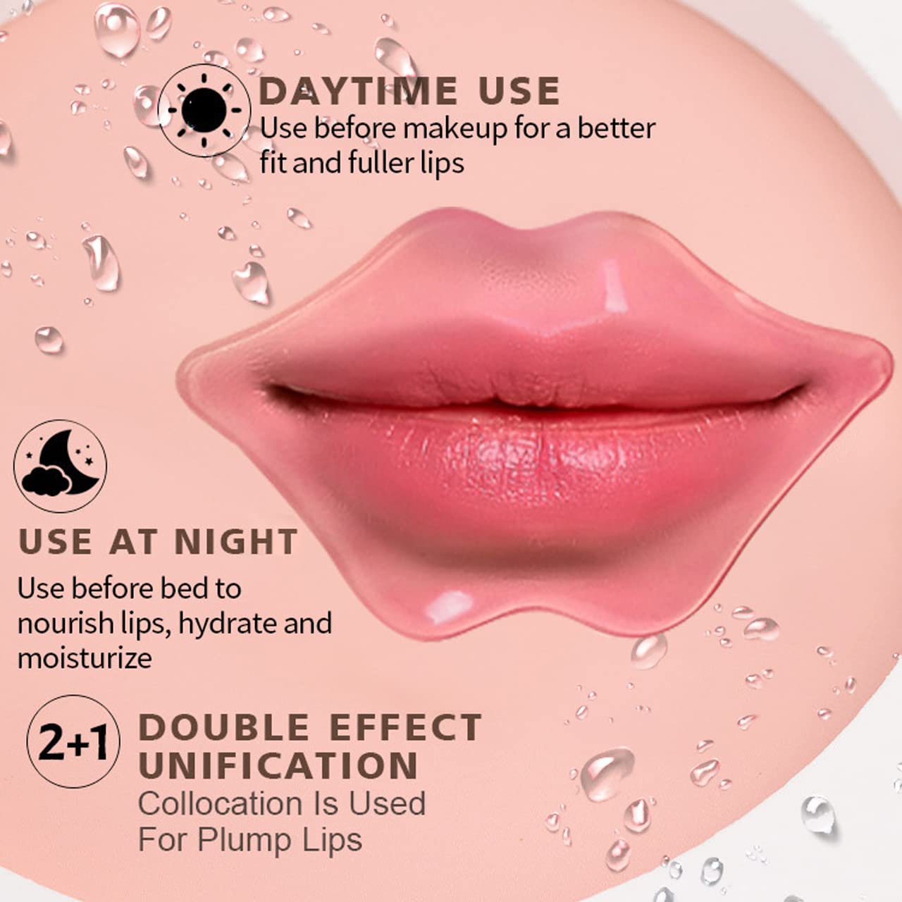 Pack de Mascarillas Hidratantes para Labios y Ojos EFERO (2 Pares) 💖👄👁️