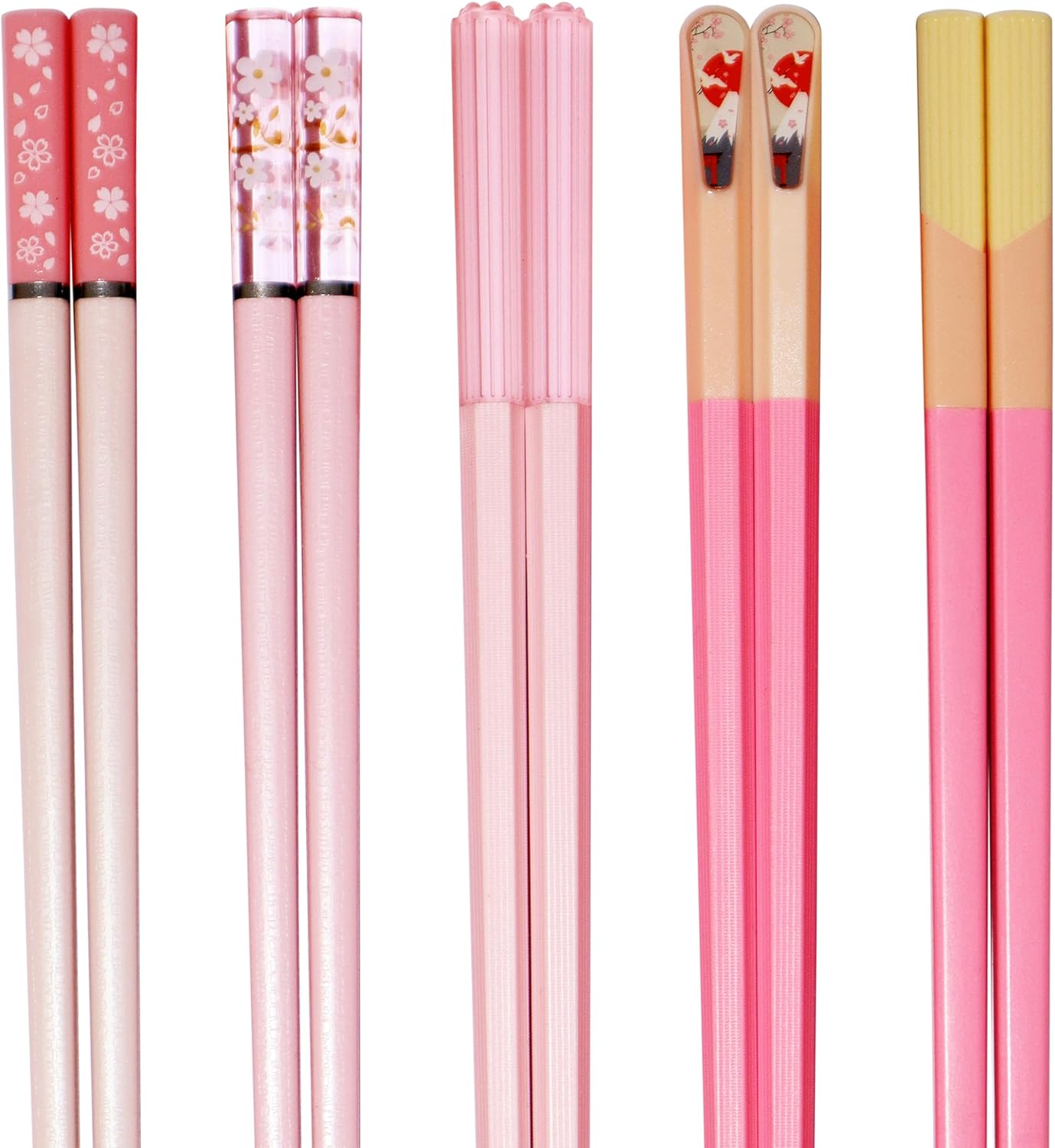 Palillos Japoneses Rosa (x5) 🍣🌸