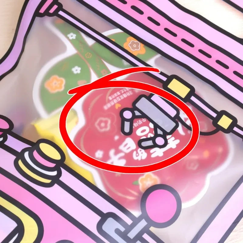 Bolsas de Empaque para Snacks – Diseño Máquina de Garras 🎁🍬
