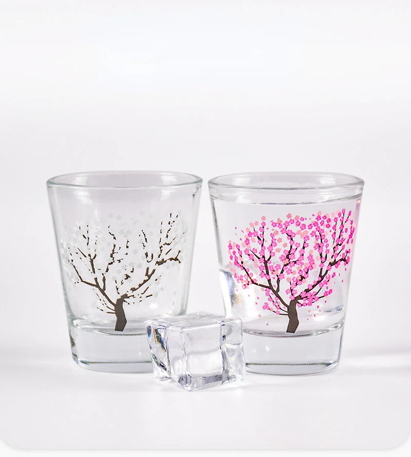 Set de 4 Vasos Shot Sakura cambian de color –  🌸 🥃