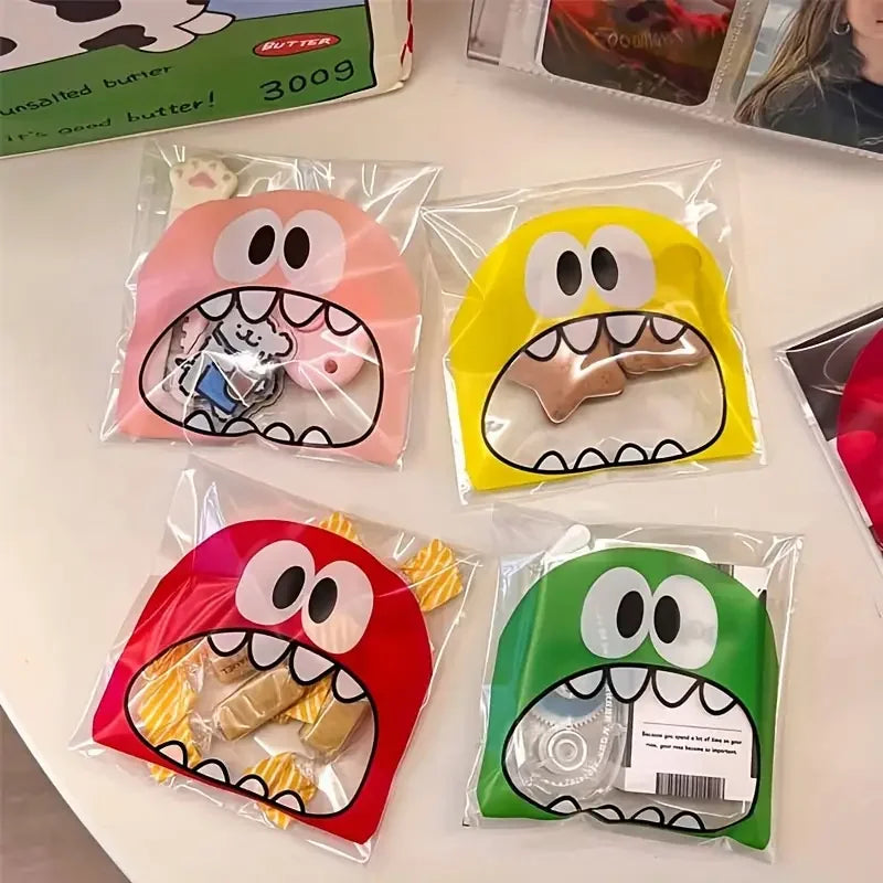 50pcs Bolsas Autoadhesivas para Dulces y Snacks (10x10cm) 🍭🍬