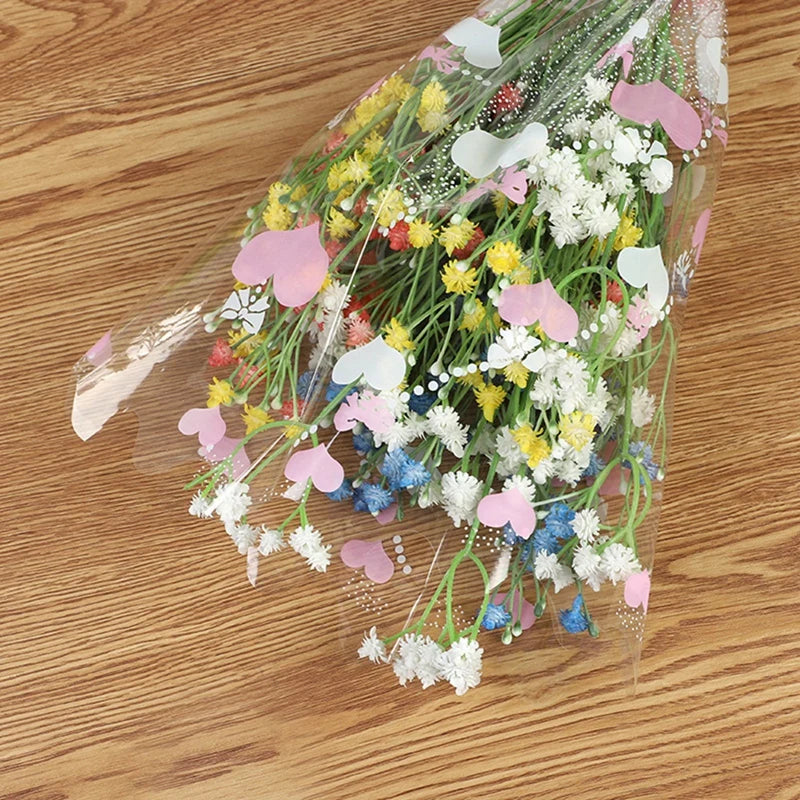 100pcs Fundas Plásticas Transparentes para Ramo de Flores🌹✨
