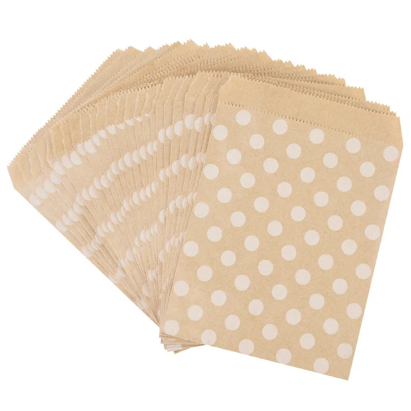 25/50Pcs Bolsas de Papel Kraft 🤎