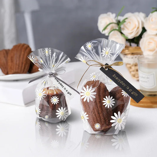 50Pcs Bolsitas Transparentes "Daisy" 🌼