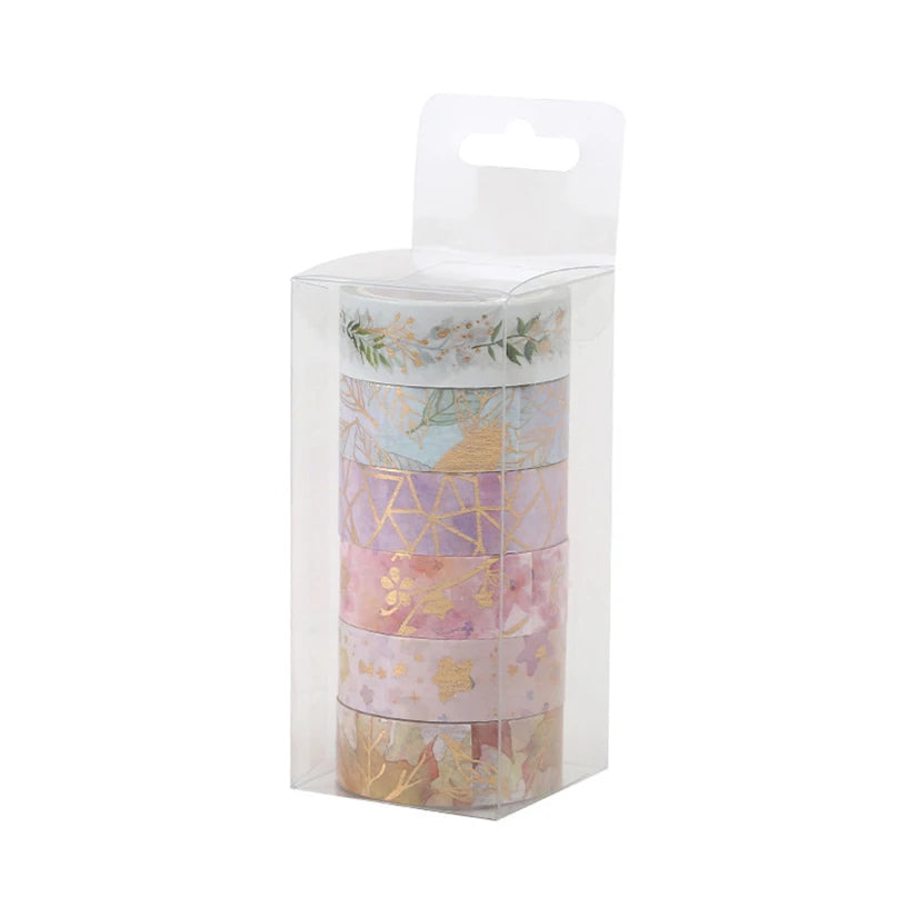Set de Washi Tape Sakura – 6 rollos de inspiración primaveral ✨🌸
