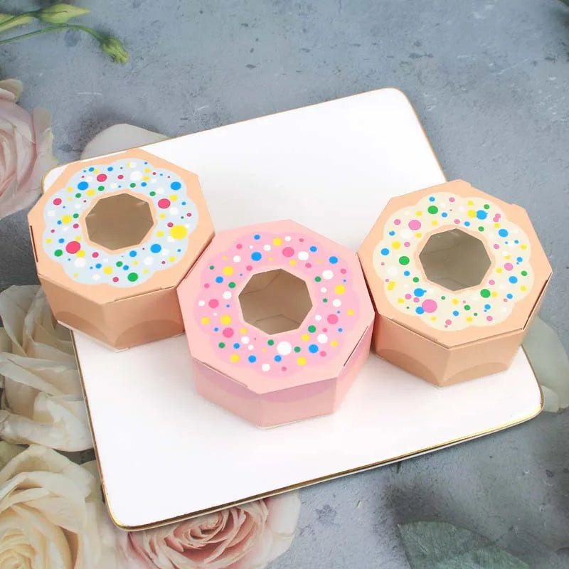 Set de 10 Cajas Temáticas de Donuts