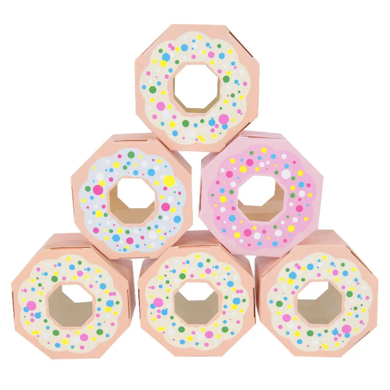 Set de 10 Cajas Temáticas de Donuts