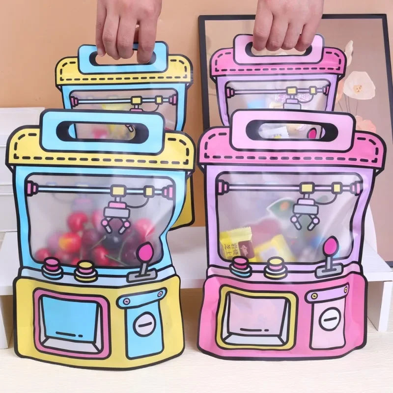 Bolsas de Empaque para Snacks – Diseño Máquina de Garras 🎁🍬