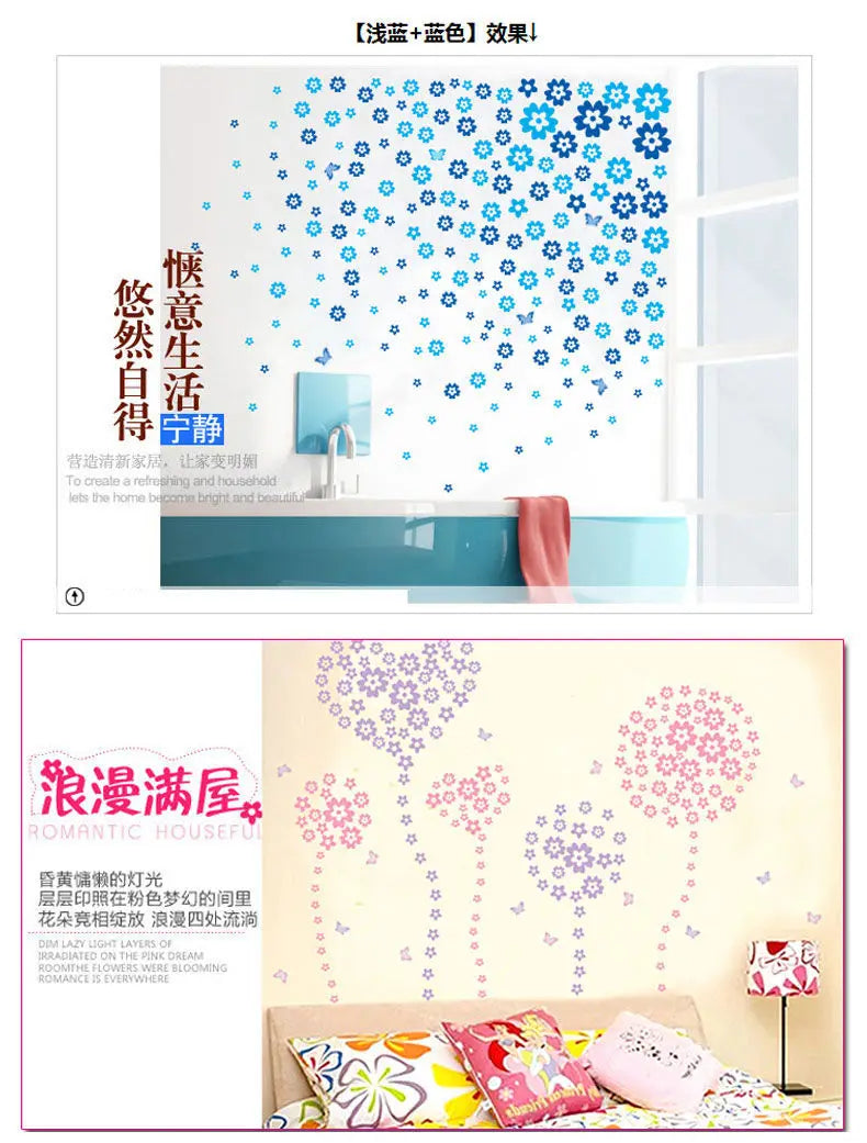 Vinilos de Sakura para Pared - 108 Pcs