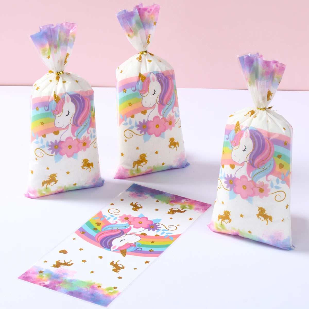 Bolsitas de Dulces Temáticas de Unicornio (25/50/100Pcs) 🦄✨