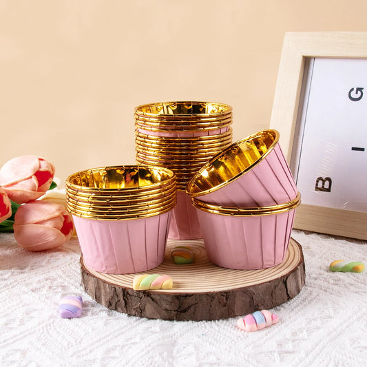 🧁✨ Set de 25/50 Moldes para Cupcakes