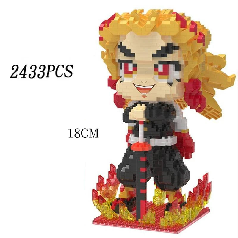 Bloques de Construcción de Demon Slayer – Fans del Anime 🔥⚔️