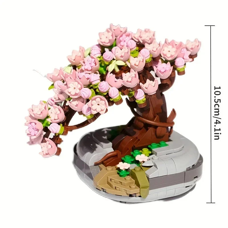 Bonsái Sakura - Bloques de Construcción 🌸🏗️
