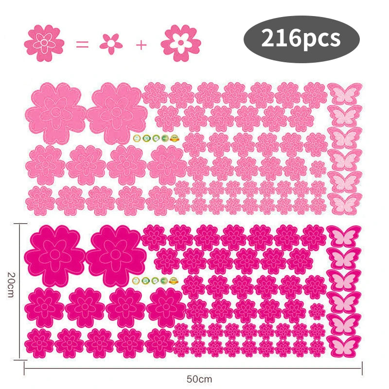 Vinilos de Sakura para Pared - 108 Pcs