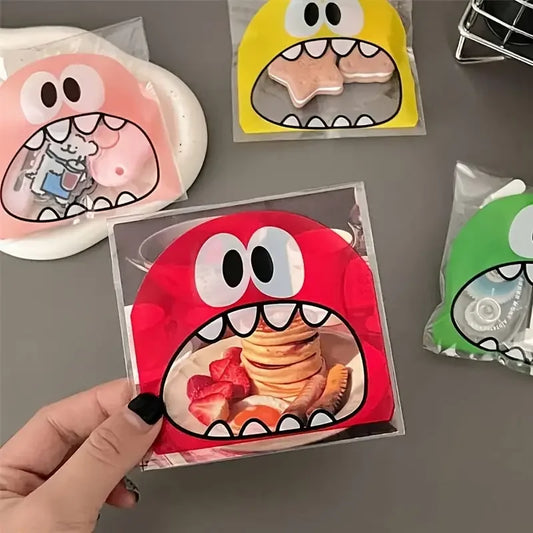 50pcs Bolsas Autoadhesivas para Dulces y Snacks (10x10cm) 🍭🍬