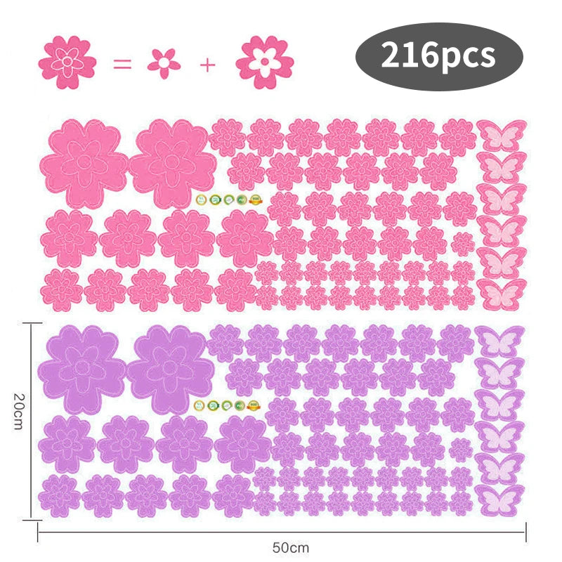 Vinilos de Sakura para Pared - 108 Pcs