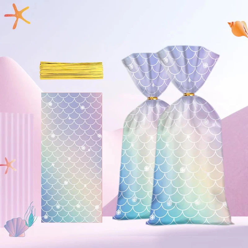 Set de 50 Bolsas Temáticas de Sirena