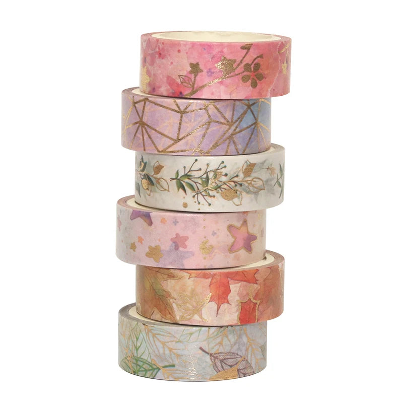 Set de Washi Tape Sakura – 6 rollos de inspiración primaveral ✨🌸