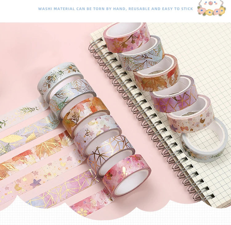 Set de Washi Tape Sakura – 6 rollos de inspiración primaveral ✨🌸