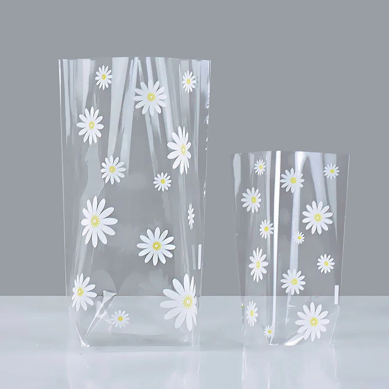 50Pcs Bolsitas Transparentes "Daisy" 🌼
