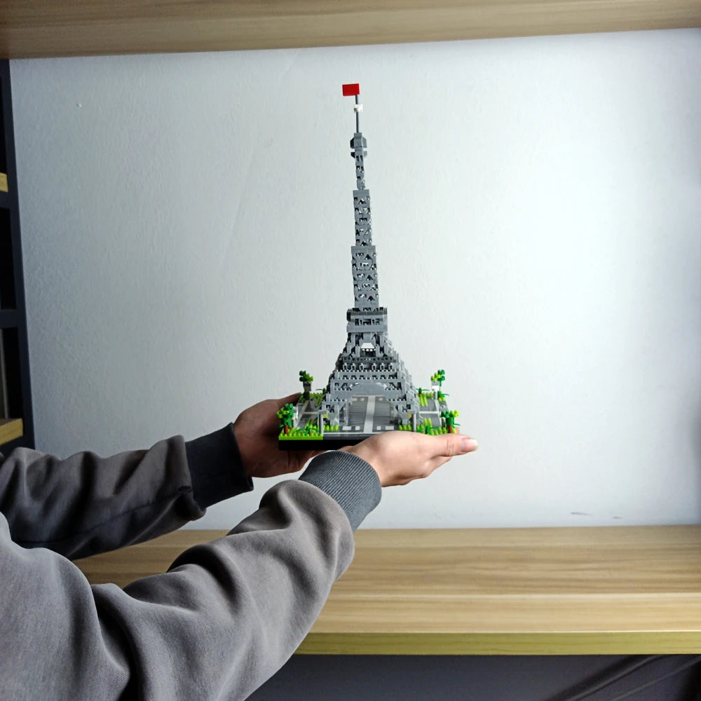 Mini Bloques de Construcción de la Torre Eiffel y escenarios de Francia 🏗️